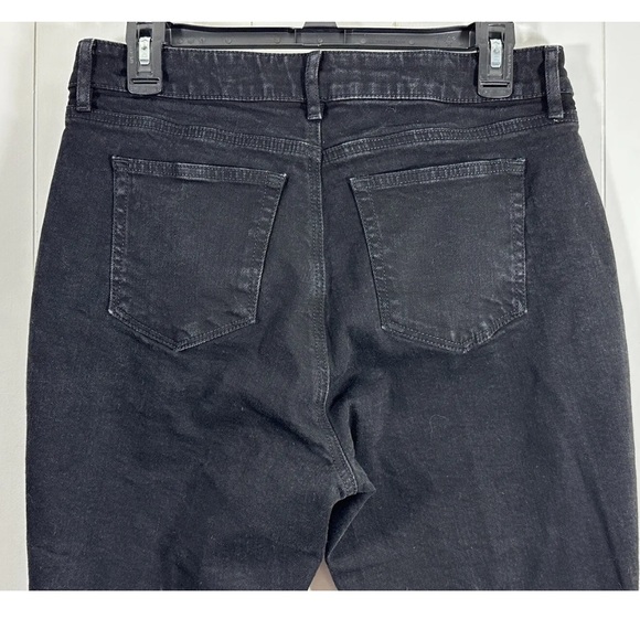 LOFT Outlet Curvy Skinny Jeans Black Mid Rise Charcoal Wash - Picture 5 of 9